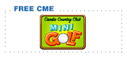 Free CME at Cardio Country Club Mini Golf